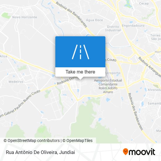 Mapa Rua Antônio De Oliveira