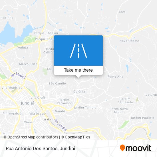 Rua Antônio Dos Santos map