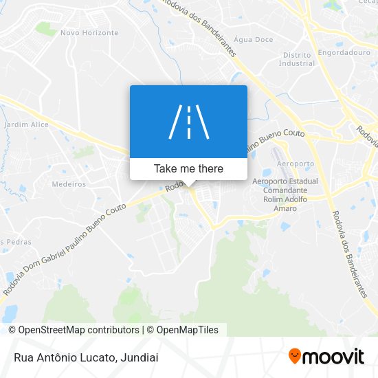 Rua Antônio Lucato map