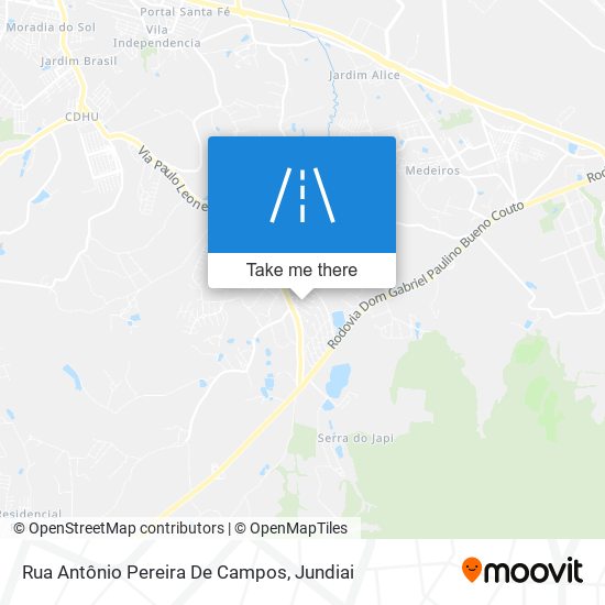 Rua Antônio Pereira De Campos map