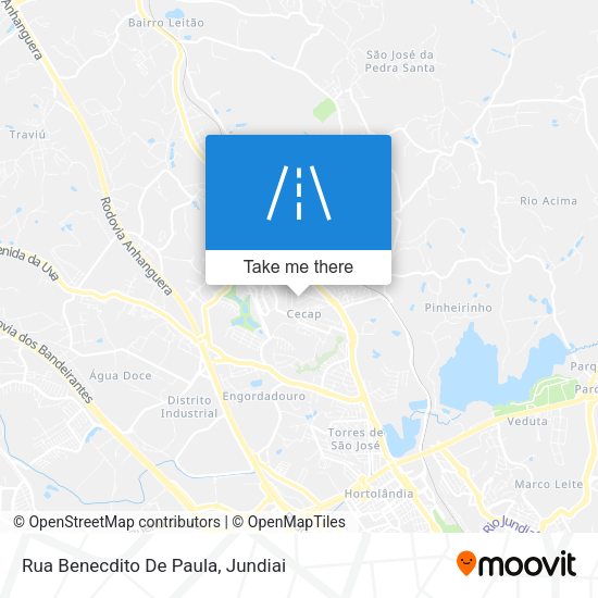 Rua Benecdito De Paula map