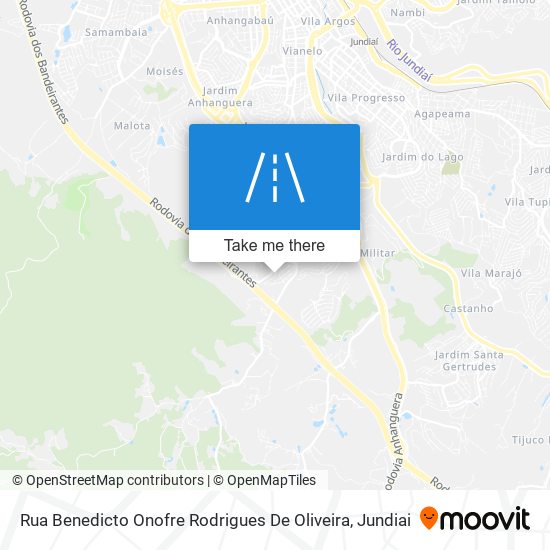 Rua Benedicto Onofre Rodrigues De Oliveira map