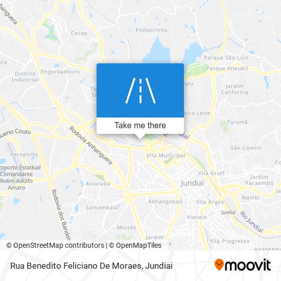 Mapa Rua Benedito Feliciano De Moraes