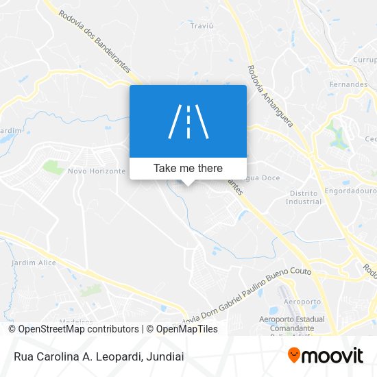 Rua Carolina A. Leopardi map