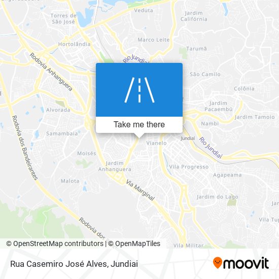 Mapa Rua Casemiro José Alves