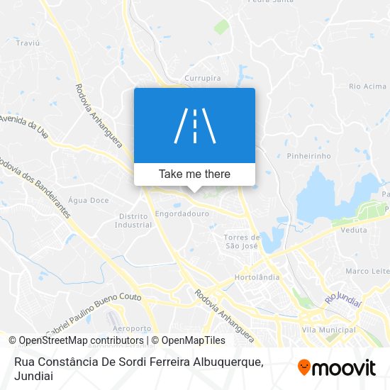Rua Constância De Sordi Ferreira Albuquerque map