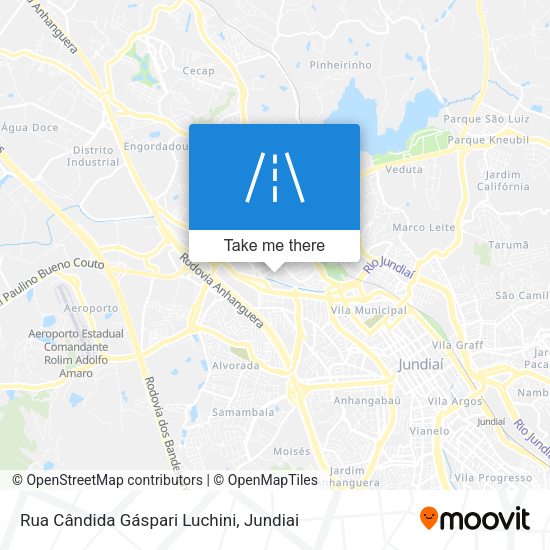 Rua Cândida Gáspari Luchini map
