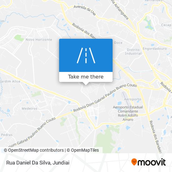 Mapa Rua Daniel Da Silva