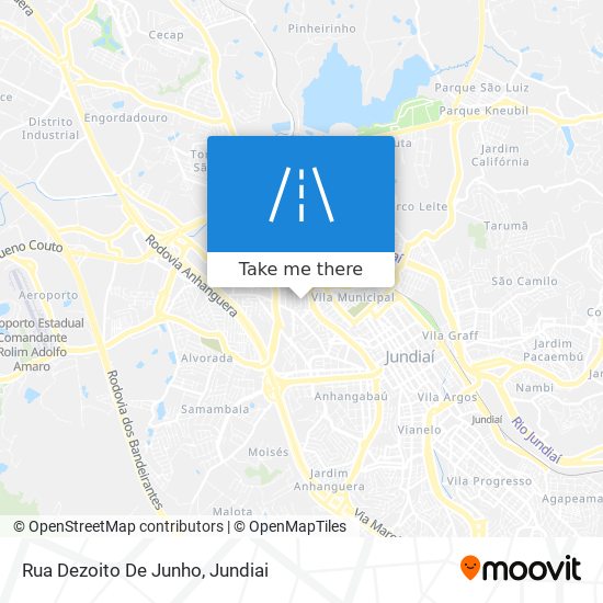 Rua Dezoito De Junho map