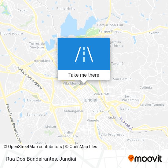 Rua Dos Bandeirantes map