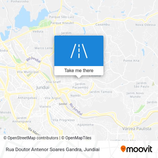 Rua Doutor Antenor Soares Gandra map