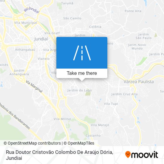 Mapa Rua Doutor Cristovão Colombo De Araújo Dória