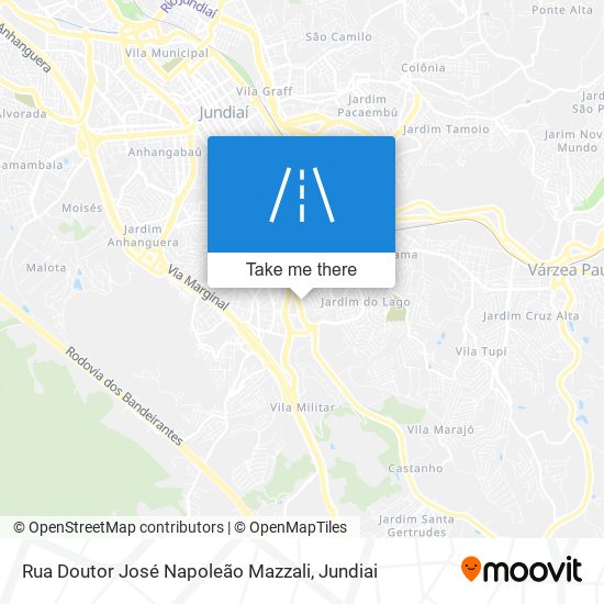 Rua Doutor José Napoleão Mazzali map