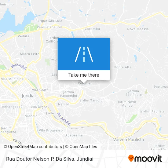 Rua Doutor Nelson P. Da Silva map