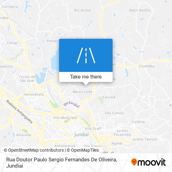 Rua Doutor Paulo Sergio Fernandes De Oliveira map