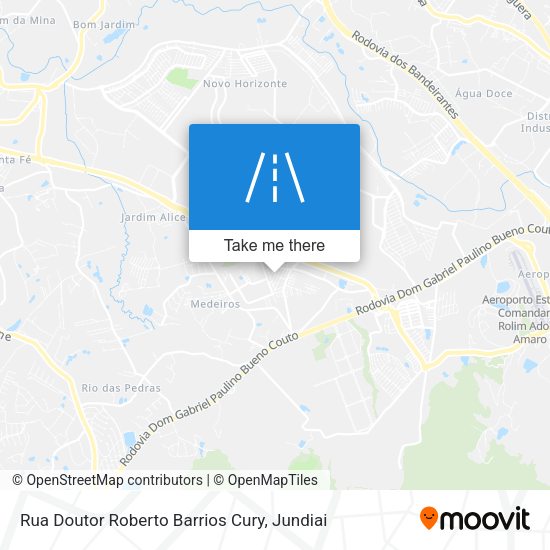 Rua Doutor Roberto Barrios Cury map