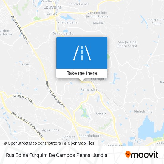 Rua Edina Furquim De Campos Penna map