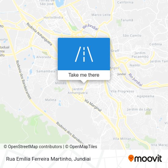 Rua Emília Ferreira Martinho map