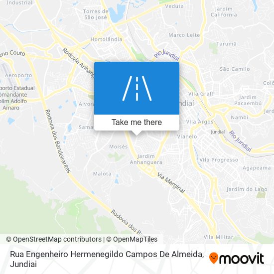 Mapa Rua Engenheiro Hermenegildo Campos De Almeida