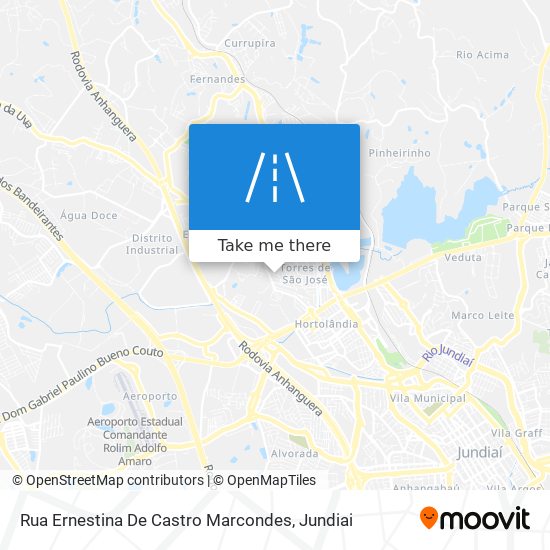 Mapa Rua Ernestina De Castro Marcondes