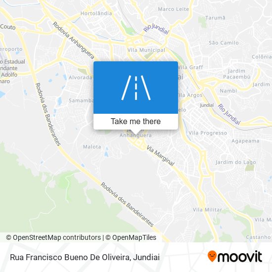 Rua Francisco Bueno De Oliveira map