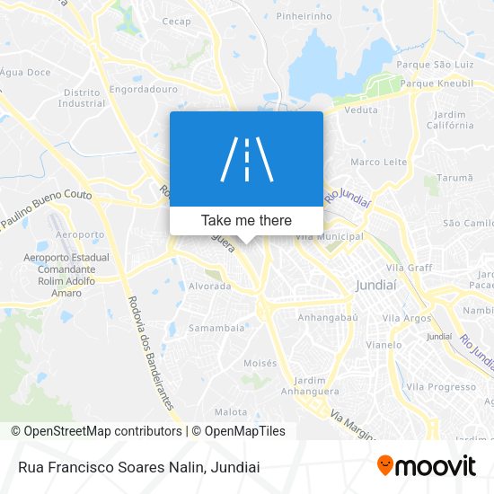 Rua Francisco Soares Nalin map