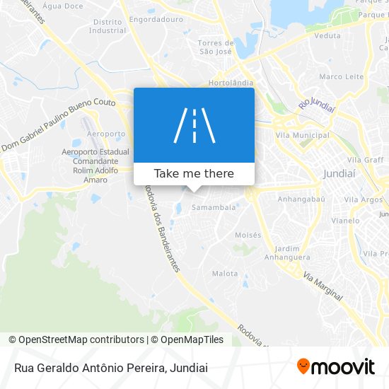 Rua Geraldo Antônio Pereira map