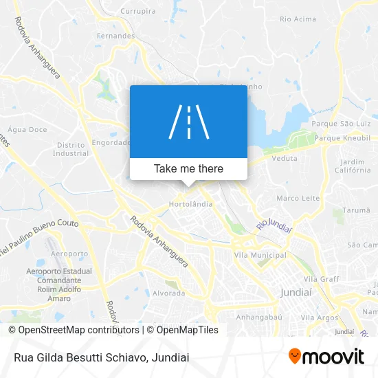 Rua Gilda Besutti Schiavo map