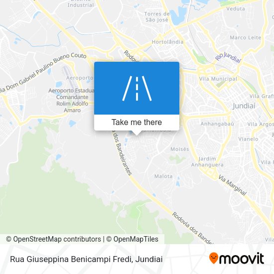 Rua Giuseppina Benicampi Fredi map