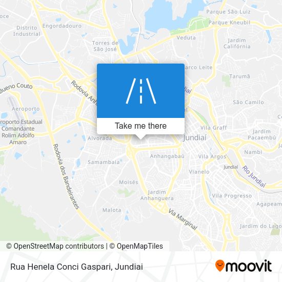 Rua Henela Conci Gaspari map