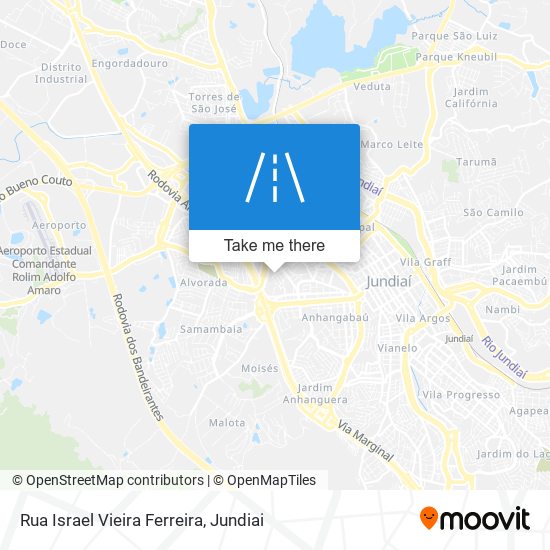 Rua Israel Vieira Ferreira map