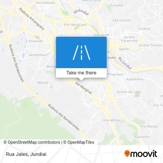 Rua Jales map