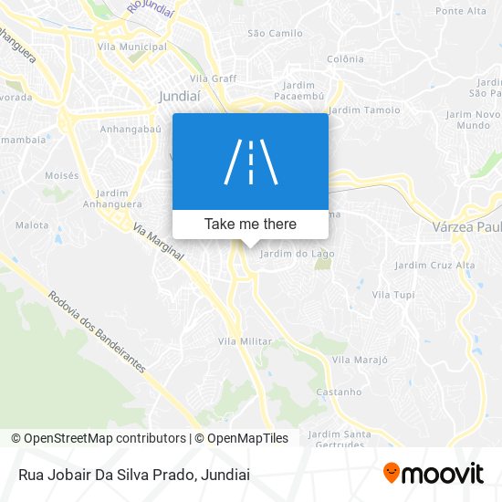 Rua Jobair Da Silva Prado map