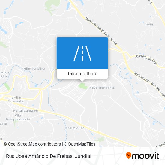 Rua José Amâncio De Freitas map