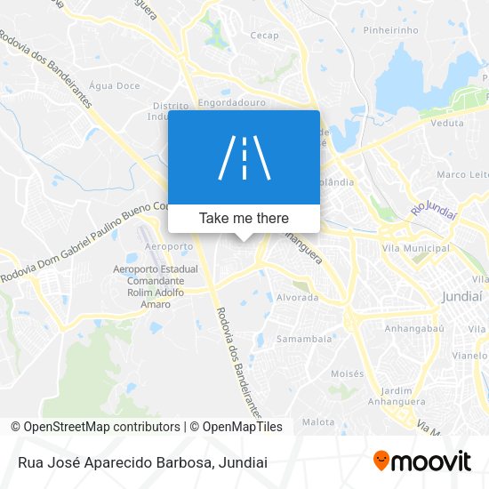 Rua José Aparecido Barbosa map