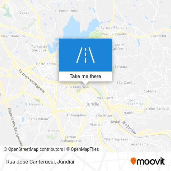 Rua José Canterucui map