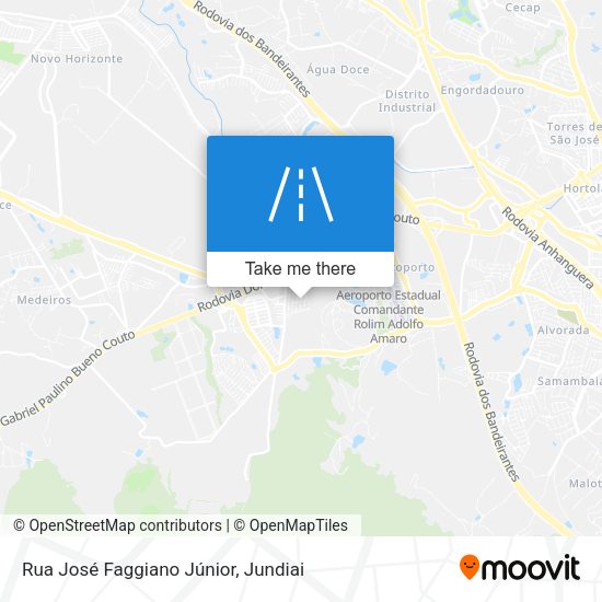 Rua José Faggiano Júnior map