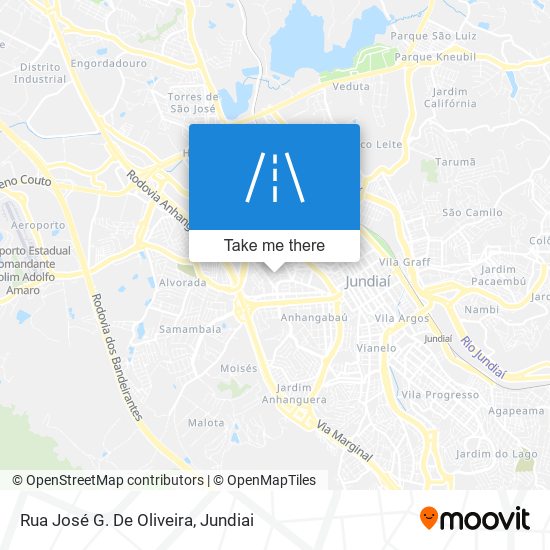 Rua José G. De Oliveira map