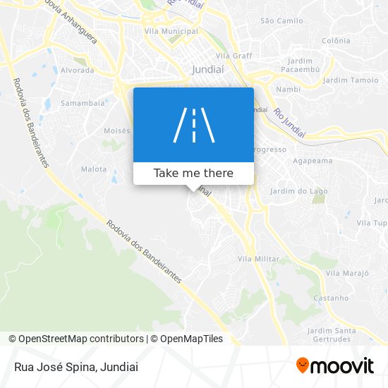 Mapa Rua José Spina