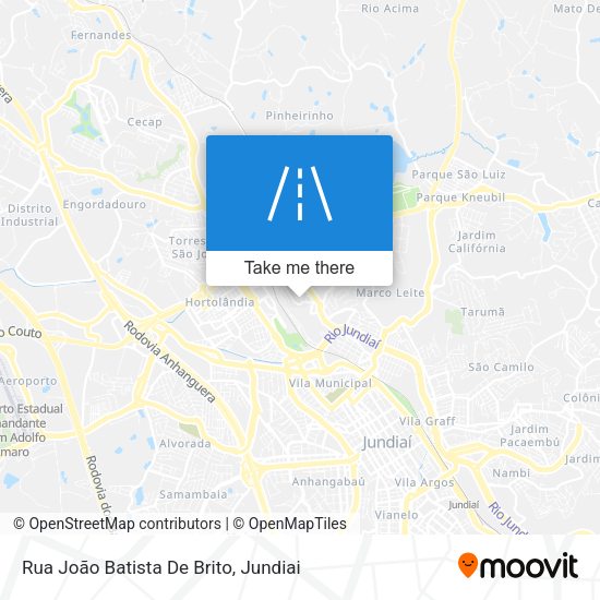 Rua João Batista De Brito map