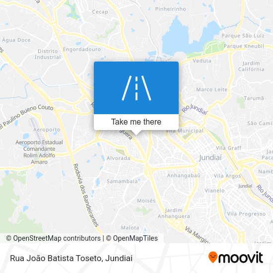 Rua João Batista Toseto map