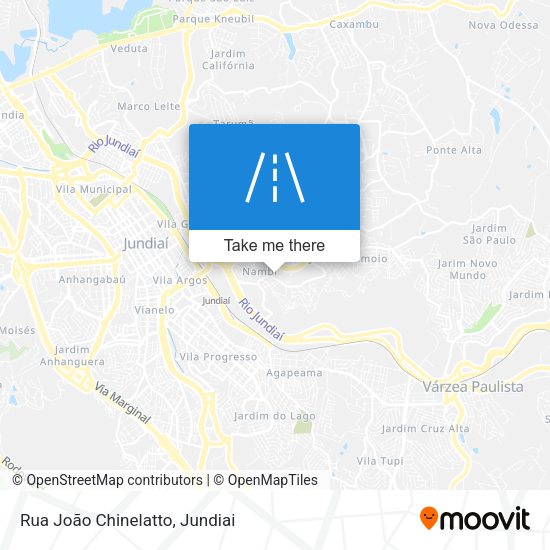 Rua João Chinelatto map