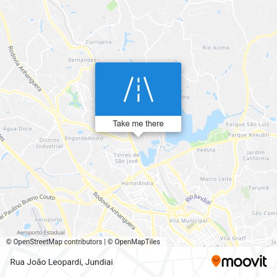 Rua João Leopardi map