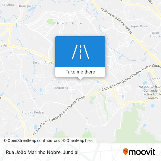 Mapa Rua João Marinho Nobre