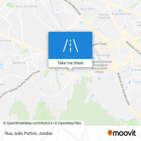 Rua João Puttini map