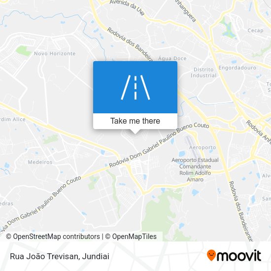 Rua João Trevisan map