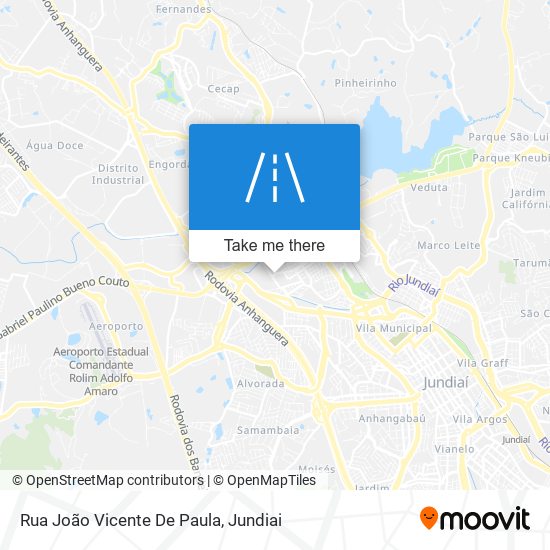 Rua João Vicente De Paula map