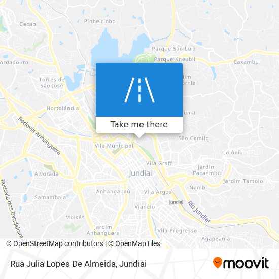 Mapa Rua Julia Lopes De Almeida