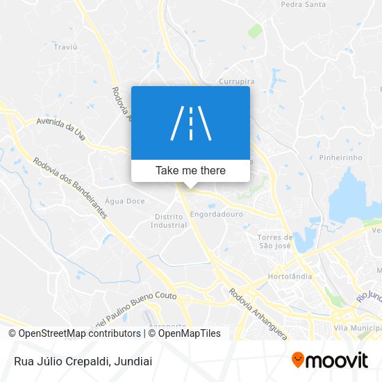 Rua Júlio Crepaldi map