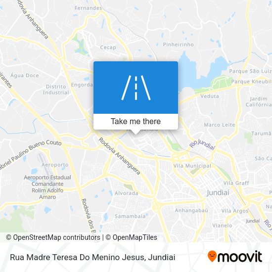 Rua Madre Teresa Do Menino Jesus map